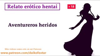 Zelda cuida de Link, relato hentai en espanol. Ella acaba ay