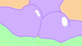 Wet Animated Creampie in Bouncy Ass