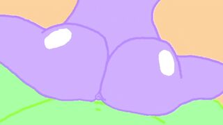 Wet Animated Creampie in Bouncy Ass