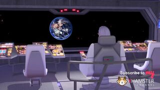 Female sex cyborg fucks horny girl in the space station hard
