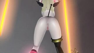 3D quadri boobs girls dance