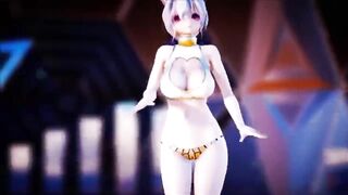 MMD dance  Lamb -TDA Yakune Haku  Vocaloid - YOWANE HAKU