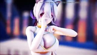 MMD dance  Lamb -TDA Yakune Haku  Vocaloid - YOWANE HAKU