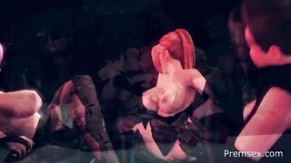 Hard gangbang for sexy girls. Big monster dicks hard fuck.