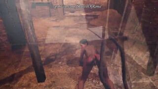 Slaves Of Rome Game - VR Whipping Preview (in-game)