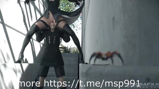 Rule34 cartoon nier automata 2b blowjob 9s