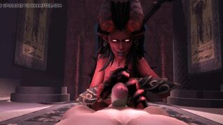Animation Demon Woman want Dick