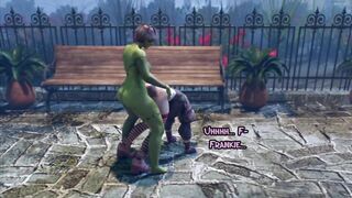3D FUTA ANIMATION - Tranny Zombie Fucks Girl