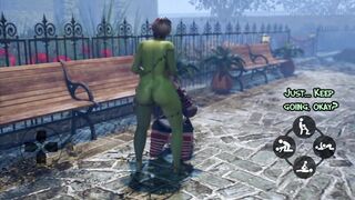 3D FUTA ANIMATION - Tranny Zombie Fucks Girl