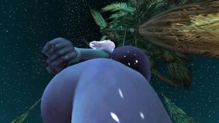 My bimbo nightborne ass shaking and twerking