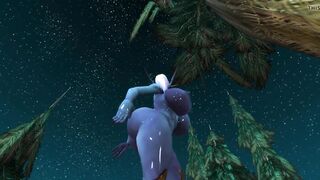 My bimbo nightborne ass shaking and twerking
