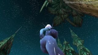 My bimbo nightborne ass shaking and twerking