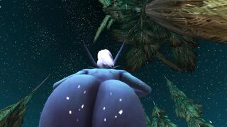 My bimbo nightborne ass shaking and twerking