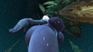My bimbo nightborne ass shaking and twerking