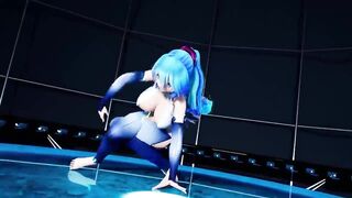 MMD Huka Hibikase