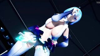 MMD Huka Hibikase