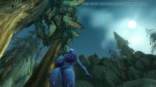 Bimbo Nightborne ass clapping