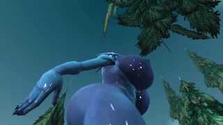 Bimbo Nightborne ass clapping