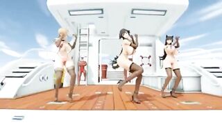 MMD dance microBikini