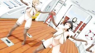 MMD dance microBikini