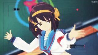 (MMD) Haruhi Suzumiya - Gimme x Gimme (Made by DM144)