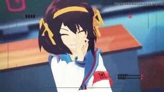 (MMD) Haruhi Suzumiya - Gimme x Gimme (Made by DM144)