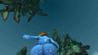 My bimbo troll lapdance