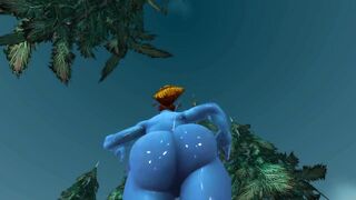 My bimbo troll lapdance