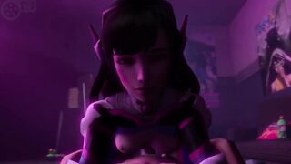 Overwatch D.va Porn Teen (HD) UNCENSORED