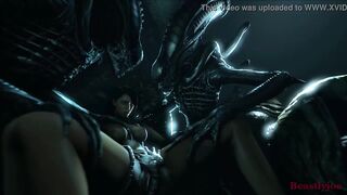 Aliens love to fuck PMV