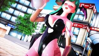 Morrigan And Lilith Aensland Breast Ass Expansion