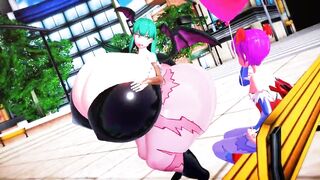 Morrigan And Lilith Aensland Breast Ass Expansion