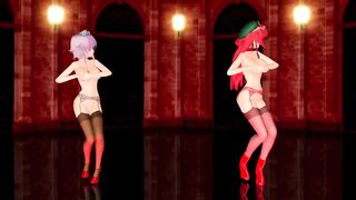 mmd meiling&sakuya
