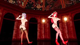 mmd meiling&sakuya