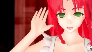 mmd meiling&sakuya