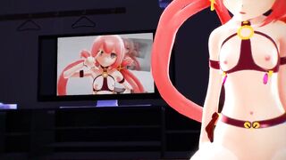 MMD - Redhead Masturbation.