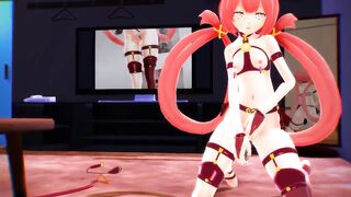 MMD - Redhead Masturbation.