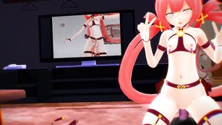 MMD - Redhead Masturbation.