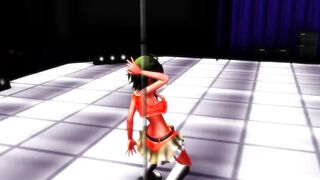 MMD (R18) Gumi takes it off