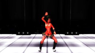 MMD (R18) Gumi takes it off
