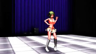 MMD (R18) Gumi takes it off