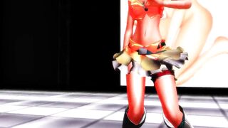 MMD (R18) Gumi takes it off