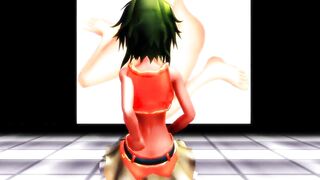 MMD (R18) Gumi takes it off