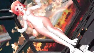 MMD furry girls