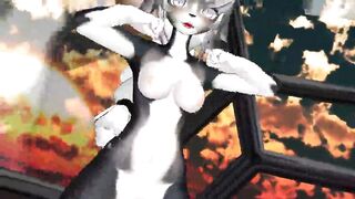 MMD furry girls
