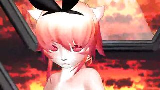 MMD furry girls