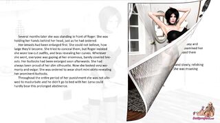 Slave wife Lena - Breast, booty, lips expansion, bondage