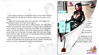Slave wife Lena - Breast, booty, lips expansion, bondage