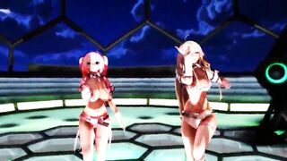 MMD Sakura Miku and IA
