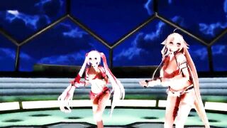 MMD Sakura Miku and IA